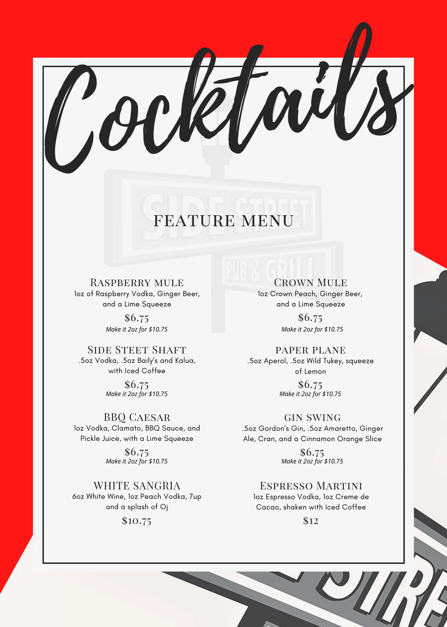 Cocktails